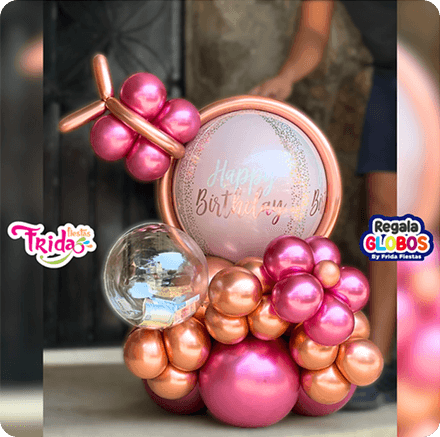 arreglos personalizados de globos FRIDA FIESTA (1)
